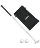 LEAGY Portable Golf Putter - Right and Two-Way Left Hand Options with 2 Balls | Ambidextrous Bag Included - Buy Online on GoSupps.com