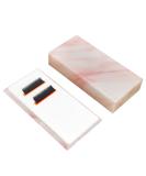 Eyelash Grafting Pallet with Cover - Dust-proof Acrylic Lash Tile Holder for Beauty Artists & Beginners in Marble Pink | Eyelash Extensions Storage Gasket Pads - Buy Online on GoSupps.com