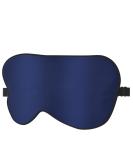 T-fun 100% Mulberry Silk Eye Mask - Adjustable Blackout Sleep Mask for Men & Women | Soft Travel Blindfold Eye Shade Cover - Navy Blue - Buy Online on GoSupps.com
