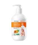 BIOAQUA Nourish PawPaw Vitamin C Shower Gel - 98% Papaya Extract & Goat Milk | Deep Cleanser for Tender Skin - 480ml - Buy Online on GoSupps.com