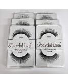 Stardel False Eyelashes #SF01 - Pack of 6 | High-Quality Synthetic Lashes - Buy Online on GoSupps.com