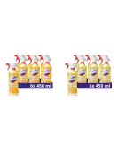 Domestos Power Foam Citrus Blast Upside Down Spray bleach-free toilet & bathroom cleaner eliminates 99.99%* of germs 6x 450 ml (Pack of 2) - Buy Online on GoSupps.com