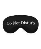 Funny Do Not Disturb Sleeping Mask - Soft Comfortable Eye Mask with Adjustable Head Strap for Light Blocking | Perfect for Travel | Unisex Design for Boys Girls Men & Women - Buy Online on GoSupps.com