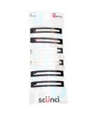Scunci Metal Barrettes - Assorted Colors (6 Count) | Effortless Beauty - Buy Online on GoSupps.com