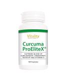 Curcuma Proelitex High Dose Turmeric Capsules with Curcumin Rosehip Vitamins D3 & C Ginger - 60 pcs | Vitality Nutritionals by Vitaminexpress - High Bioavailability - Buy Online on GoSupps.com