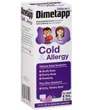 Children's Dimetapp Cold & Allergy Syrup - Grape Flavor - Antihistamine - Alcohol-Free - Buy Online on GoSupps.com