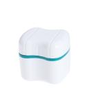 Buy ROSENICE Green Denture Tooth Storage Box with Rinse Basket - Safe & Stylish Dental Care Solution - Buy Online on GoSupps.com
