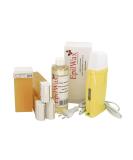 Epilwax Royal Complete Epilation Kit - Professional Wax Warmer 4 Roll-On Wax 100 Epilatory Strips & After Epilation Oil | International Shipping Available - Buy Online on GoSupps.com