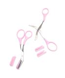 2 Pack Stainless Steel Eyebrow Trimmer Scissors & Combs Set for Women - Portable Eyebrow Removal Tools - Buy Online on GoSupps.com