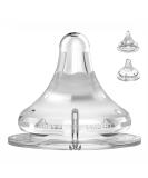 Gulicola Natural Baby Bottle Nipples - Breast-Like, Anti-Colic, Wide-Neck, Slow Flow (0m+ S) - 3 pcs - Buy Online on GoSupps.com