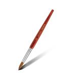 Aokitec Sable Kolinsky Nail Brush #22 - Professional Acrylic Brush for Nail Art - Wood Manicure Tool - Buy Online on GoSupps.com