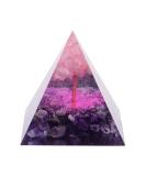 Moonstone Crystal Orgone Pyramid - Purple Chakra Healing Tower - Buy Online on GoSupps.com