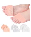 Buy Elastic Professional Foot Cushions Gel Pads - Breathable Metatarsal Soft Reusable Forefoot Pads for Pain Relief | International Shipping Available - Buy Online on GoSupps.com