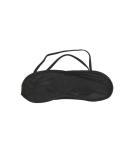 Silk Sleep Eye Mask with Adjustable Strap - Black Blindfold Mask - Buy Online on GoSupps.com