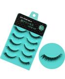 Scala 5 Pairs 3D False Eyelashes Set - Natural Messy Cross Thick Fake Eye Lashes (L-12) - Buy Online on GoSupps.com