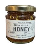 Pollen in British Honey - British Pollen collected throughout the whole season in RAW British Honey (114g Glass jar) - Buy Online on GoSupps.com