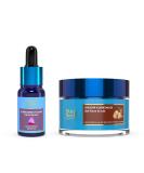 Buy Blue Nectar Kumkumadi Face Oil & Walnut Gel Face Scrub - Natural Herbal Skincare for Men & Women - Exfoliating & Nourishing - International Shipping Available - Buy Online on GoSupps.com