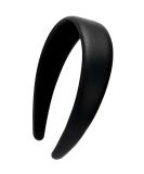 LONEEDY 4.3cm Leather Headband for Women - Padded Wide Hairband in Black | Stylish & Comfortable Accessory - Worldwide Shipping - Buy Online on GoSupps.com