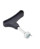 Golf Shoe Spikes Wrench, 1pcs Golf Shoe Spike Removal Tool, Zinc Alloy Golf Spike Tool for Spike Shoes, Universal Spike Shoes Replacement Tool - Buy Online on GoSupps.com