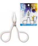 Professional Mini Tweezers for Precision Eyebrow Grooming | Travel-Friendly Beauty Tool for Facial Hair, Ingrown Hair, Blackheads | Model 58FC - Buy Online on GoSupps.com