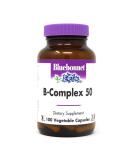 Bluebonnet Nutrition B-Complex 50 100 Vegetable Capsules - Buy Online on GoSupps.com