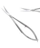 Facial Hair Scissors-Eyebrow Trimmer-Grooming Scissors for Eyebrow Shaping Ear Nose Nostril Hair & Moustache (Silver Curved) - Buy Online on GoSupps.com