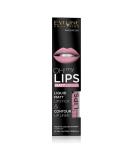 Eveline Cosmetics Oh! My Lips Set | Matte Liquid Lipstick & Lip Liner No. 03 Rose Nude Red - Buy Internationally - Buy Online on GoSupps.com