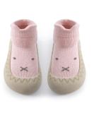 Toddler Sock Shoes Cute Baby First Walking Shoes Soft Sole with Grips for Boys Girls 12-18 Months Pink - Buy Online on GoSupps.com