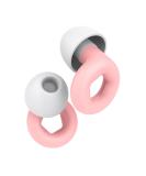 Buy Reusable Soft Earplugs for Noise Reduction | Perfect for Sleeping Travel and Work | Pink & White Sound Protection - Buy Online on GoSupps.com