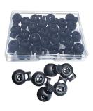 25 PCS Adjustable Ball Cord Lock Round Toggle Stopper Cord Stop Toggle Rope Toggle Spring Cord Clips for Paracord Drawstrings Camping Hiking Shoelace Replacement Sports Backpack Black - Buy Online on GoSupps.com