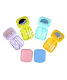 KISEER 6 Pack Colorful Contact Lens Case Travel Kit with Mirror, Bottle, Tweezers - Storage Container for Contacts - Remover Tool Included - Buy Online on GoSupps.com