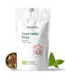 Ayurveda Tea Pitta Organic 100g (50 Cups) | Herbal Loose Leaf Tea with Liquorice Ginger Cinnamom Fennel Mint Cardamom Turmeric REPLANTEA - Buy Online on GoSupps.com