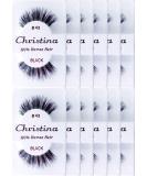 Christina 12 Pack False Eye Lashes Style 43 1 Pair (Pack of 12) - Buy Online on GoSupps.com