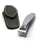 GERMANIKURE Professional Nail Clipper - FINOX Surgical Stainless Steel Manicure and Pedicure Tools in Leather Case- Ethically Made in Solingen Germany - Travel Size Nail Care Large Toenail Clipper - Buy Online on GoSupps.com