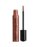 NYX Liquid Suede Metallic Matte Lipstick - Mauve Mist (Warm Rose Nude) 0.13 Fl Oz - Buy Online on GoSupps.com