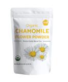 Iyasa Holistics Organic Chamomile Flower Powder - Food Grade for Baking, Cooking, Tea, Skin & Hair Care - 8 oz (223 gm) - Buy Online on GoSupps.com