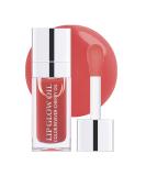 Hydrating Lip Glow Oil - Plumping Tinted Lip Balm & Non-Sticky Moisturizing Gloss (Rosewood) | Long Lasting Lip Care - Buy Online on GoSupps.com