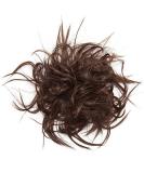 Buy SEGO Curly Hairpiece - Medium Brown Hair Bun Extension | Natural Updo Hair Tie - Buy Online on GoSupps.com