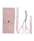 Eyebrow Trimming Set - Complete Brow Shaping Kit with Razors | Non-Slip Facial Hair Removal Trimmer | Perfectly Groomed Pink Eyebrows - Shop Internationally - Buy Online on GoSupps.com
