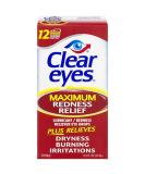 Buy Clear Eyes Maximum Redness Relief Eye Drops 0.50 oz (Pack of 2) - Fast International Shipping & Relief for Irritated Eyes - Buy Online on GoSupps.com