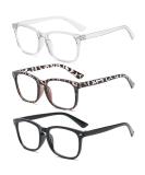 3 Pack Blue Light Filter Glasses for Men & Women - Anti-Blue Light Computer Reading Glasses & Prescription Options - Buy Online on GoSupps.com