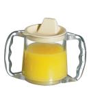 NRS Healthcare Cup for Care Needs | Plastic 2 Handles & Spout Lid | Ideal for Easy Drinking - Buy Online on GoSupps.com