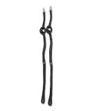 WALDHAUSEN Star Side Reins with Rubber Rings - Black Pony | Premium Equestrian Gear for Optimal Performance - Buy Online on GoSupps.com