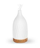 Buy GUKKK White Ceramic Aroma Diffuser for Essential Oils - Adjustable Fog 7 Colors LED Timer - Perfect for Bedrooms Yoga & Office (100ml) - Buy Online on GoSupps.com