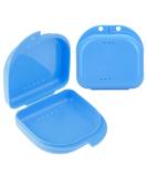 2 Pack Orthodontic Retainer Cover with Ventilation Holes - Ideal for Mouth Guards & Dentures | International Shipping - Buy Online on GoSupps.com