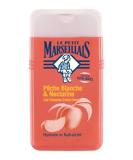 Le Petit Marseillais 1 Bottle of Body Wash Your Choice  French Shower Cream 6 Varieties 250ml (8.4oz) (P che Blanche et Nectarine (White peach and Nectarine)) - Buy Online on GoSupps.com