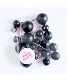 The Baked Studio - 20 Pieces Cake Decorating Balls With 4 Sizes In Pack (Black) - Buy Online on GoSupps.com