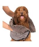Dog Gone Smart Grey Dirty Dog Shammy Drying Towel - Buy Online on GoSupps.com