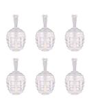 6 Pack Reusable Lip Gloss Containers | Honey Pot Shaped 9ml Empty DIY Lipstick Tube - Transparent Travel Bottles - Buy Online on GoSupps.com