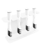 OCTOPODIS Stainless Steel Toothbrush Head Holder - Compatible with Oral-B, Sonicare, Waterpik | Adhesive & Free-Standing (White) - Buy Online on GoSupps.com